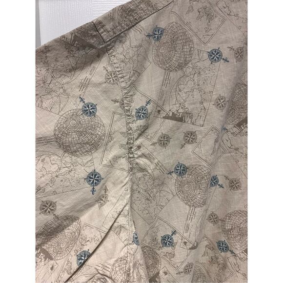 World Island Men’s Map It Out Short Sleeve Button Down Shirt sz 5X - Picture 3 of 5